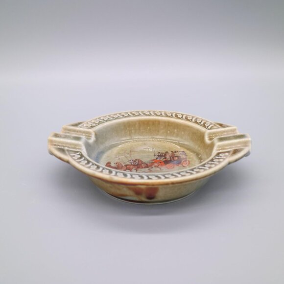 Vintage Irish Porcelain Wade Co Armagh Irish Jaunting Ashtray - Picture 2 of 4